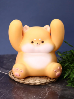 Копилка "Dog paws up" (в комплекте с табличкой и маркером), 21 см