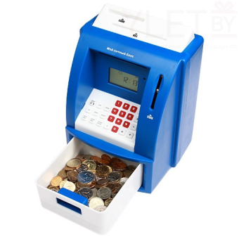 Копилка Банкомат синий