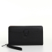 Портмоне-клатч мужской "Капитал" на молнии, с ручкой, наружный карман, цвет чёрный