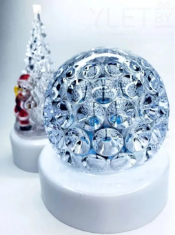 Светильник проектор вращающийся шар и новогодняя елка