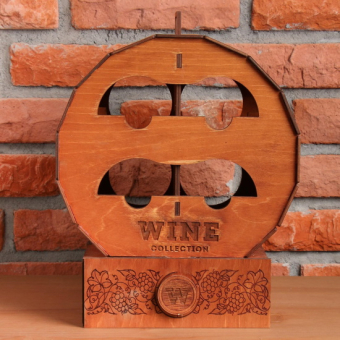 Винный мини-бар Бочка, 27 х 29 х 22 см