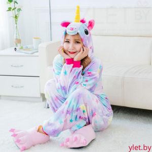 Пижама кигуруми Единорог Звёздный