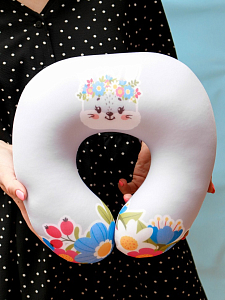 Подушка для шеи антистресс Hugme toys «Зайка»