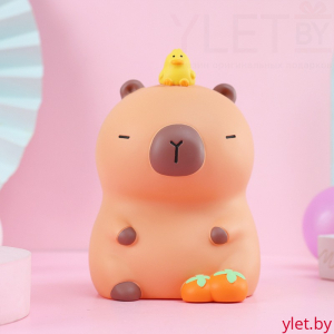 Копилка "Capybara duck", brown (19,5 см), пластик