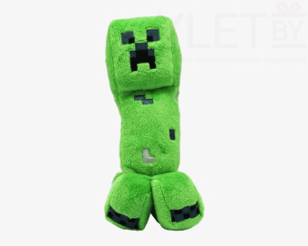 Майнкрафт (Minecraft) Мягкая игрушка "Крипер" (Creeper), 17 см