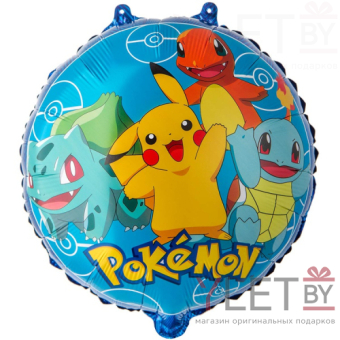 Шар (18''/46 см) Круг, Персонаж Аниме желтый и друзья