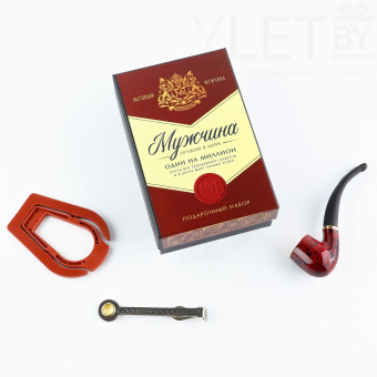 Трубка в коробке «Мужчина», 6 см х 3,5 см х 12 см