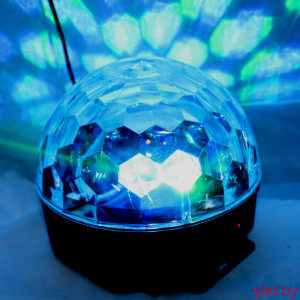 Диско-шар колонка полусфера с пультом