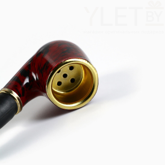 Подарочный набор с курительной трубкой «Трубка 100% мужика»