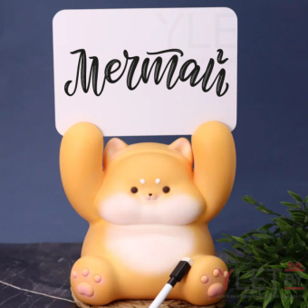 Копилка "Dog paws up" (в комплекте с табличкой и маркером), 21 см