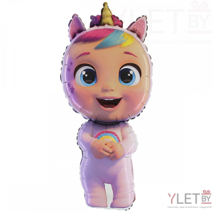 Шар (40"/ 102 см) Фигура Cry Babies Младенец Dreamy