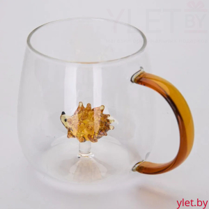 Кружка с фигуркой "Ёжик"