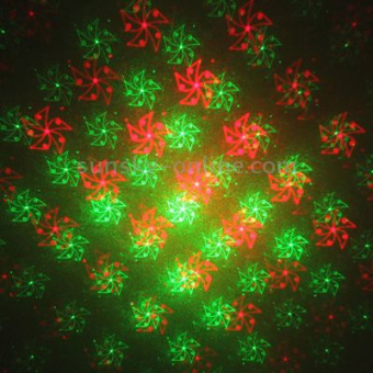 Лазерный проектор YX-10 узор бабочки, сердечки, точки, звездочки