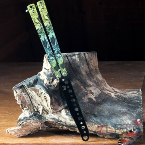 Тренировочный нож бабочка Салатовый