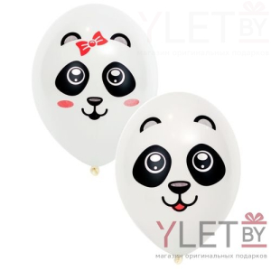 Шар с рисунком 14" Панды