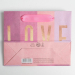 Пакет крафтовый горизонтальный LOVE, S 15 × 12 × 5.5 см