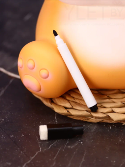 Копилка "Dog paws up" (в комплекте с табличкой и маркером), 21 см