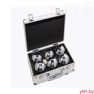 Игра Боча "Петанк", 6 шаров в алюминиевом кейсе
