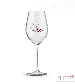 Бокал для вина Oh vine! "Lady BOSS", 400мл