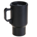 Кружка автомобильная в прикуриватель черная пластик