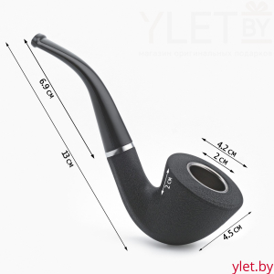 Курительная трубка «Carbon», 13×4.5 см