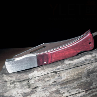 Нож СТИЛЕТ Stainless Steel металлический складной в чехле