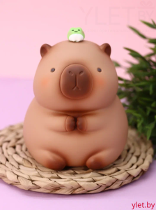 Копилка капибара "Capybara Frog Friend"