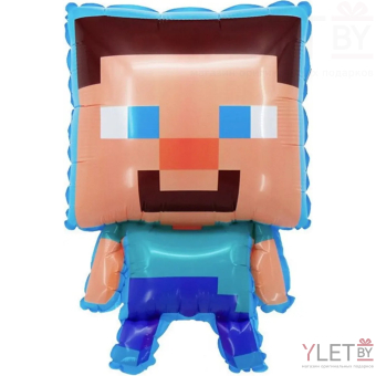 Шар (26''/66 см) Фигура, Пиксельный герой