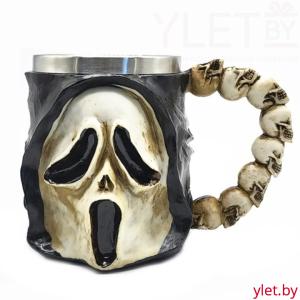 Кружка металлическая Крик С ДЕФЕКТОМ