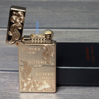 Зажигалка газовая с кремнем Цветы