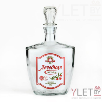 Штоф стеклянный «Лечебная настойка», 500 мл