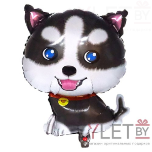 Шар (26''/66 см) Фигура, Собака Хаски