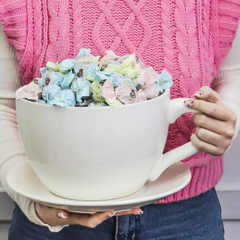 Чашка Кашпо с блюдцем Гигант