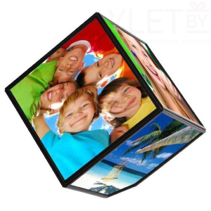 Вращающаяся Фоторамка куб 3D