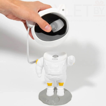 Ночник проектор звездного неба Космонавт W1 с пультом ДУ