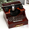 Шкатулка музыкальная механическая Печатная машинка