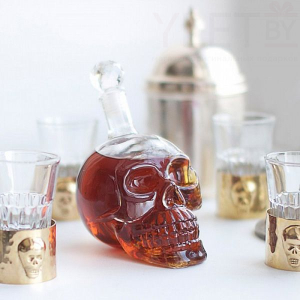 Графин череп 1 л