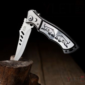 Нож металлический складной Быки