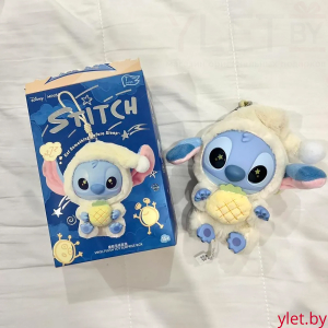 Мягкая игрушка Стич в костюме Лабубу Labubu