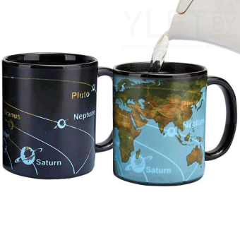 Кружка хамелеон Планета