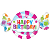 Шар (27''/69 см) Фигура, Конфета, С Днем Рождения