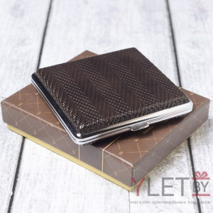 Портсигар под кожу Елочка