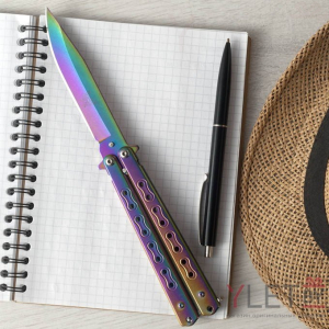 Складной нож бабочка хамелеон Цепь