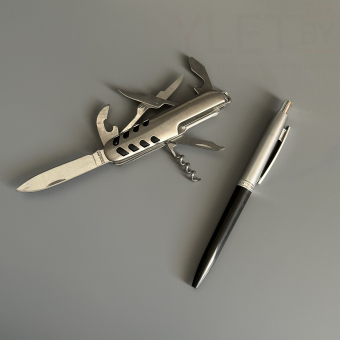 Подарочный набор " Самому сильному и надежному" (Ручка, мультитул)