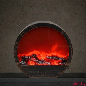 Светильник декоративный камин "Круг"