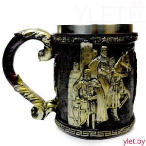 Кружка металлическая Рыцари, 400 мл