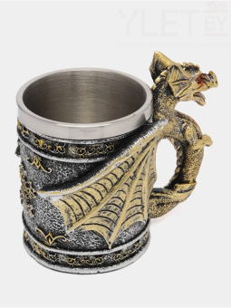Кружка "Дракон №8281"(металл внутри)