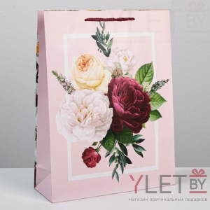 Пакет ламинированный Love 28 х 38 х 9 см