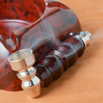 Курительный девайс деревянный Темный