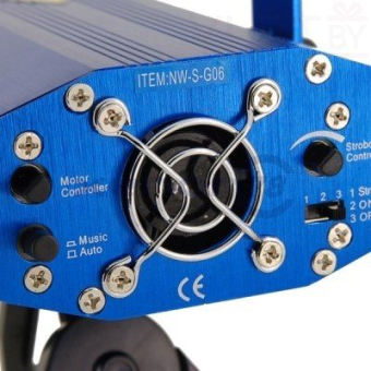 Лазерный проектор YX-10 узор бабочки, сердечки, точки, звездочки